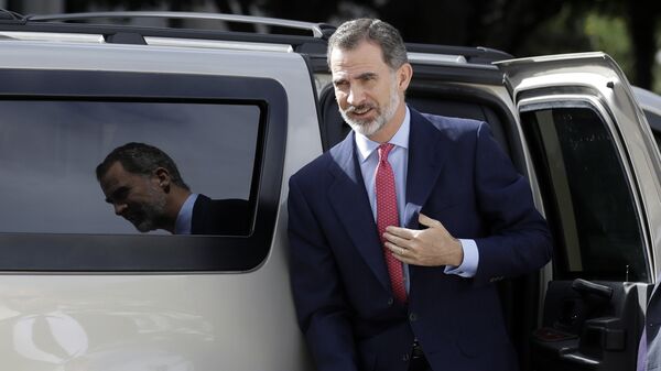 El Rey de España, Felipe VI - Sputnik Mundo