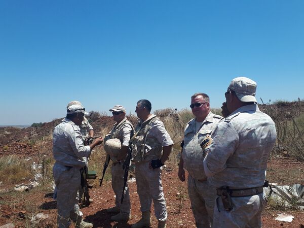 Policía militar rusa en Siria - Sputnik Mundo