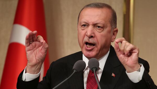 Recep Tayyip Erdogan, presidente de Turquía - Sputnik Mundo