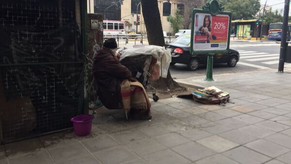 Personas en situación de calle, Buenos Aires, Argentina - Sputnik Mundo