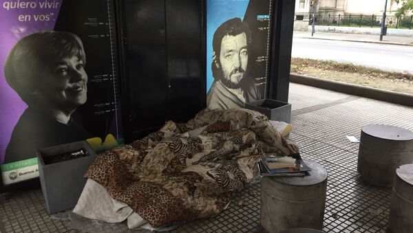 Personas en situación de calle, Buenos Aires, Argentina - Sputnik Mundo