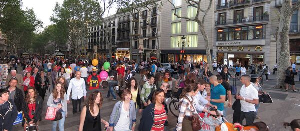 Turistas en Barcelona - Sputnik Mundo