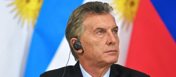 El presidente de Argentina, Mauricio Macri - Sputnik Mundo