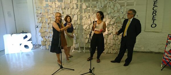 La artista chilena María Luisa Portuondo inaugura en el Museo de Moscú su obra 'Secreto' - Sputnik Mundo