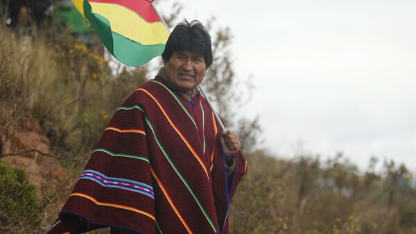 Evo Morales, presidente de Bolivia - Sputnik Mundo