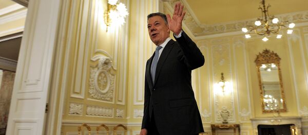 Juan Manuel Santos, presidente de Colombia - Sputnik Mundo