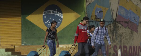 Migrantes venezolanos en el estado de Roraima, Brasil - Sputnik Mundo
