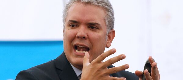 Iván Duque, presidente de Colombia - Sputnik Mundo