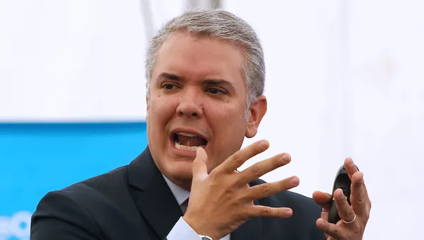 Iván Duque, presidente de Colombia - Sputnik Mundo