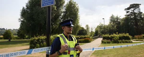 Policía británica en Salisbury, el Reino Unido - Sputnik Mundo