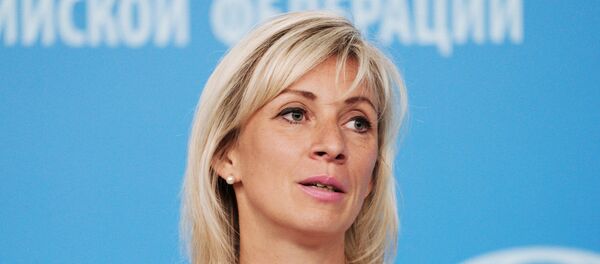 María Zajárova, portavoz de la Cancillería rusa María Zajárova, portavoz de la Cancillería rusa - Sputnik Mundo