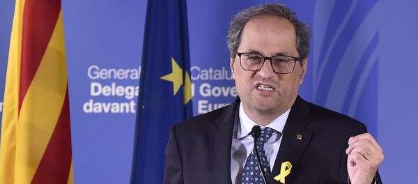 Quim Torra, presidente de la Generalitat de Cataluña - Sputnik Mundo