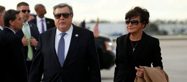 Viktor y Amalija Knavs, los padres de Melania Trump - Sputnik Mundo