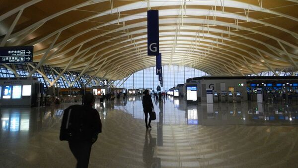 El aeropuerto de Shanghái, foto de archivo El aeropuerto de Shanghái, foto de archivo - Sputnik Mundo