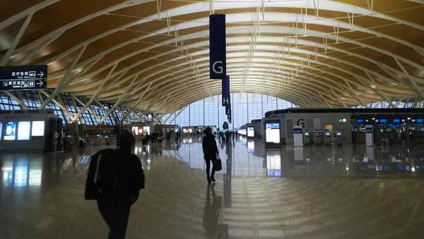 El aeropuerto de Shanghái, foto de archivo - Sputnik Mundo