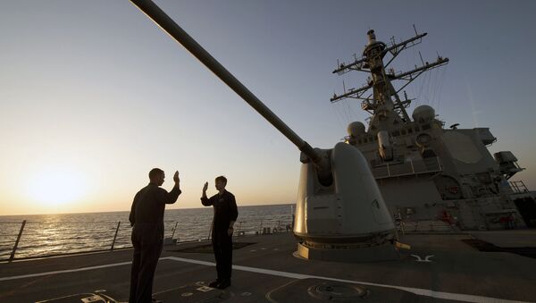 Destructor de EEUU, USS Carney (foto archivo) - Sputnik Mundo