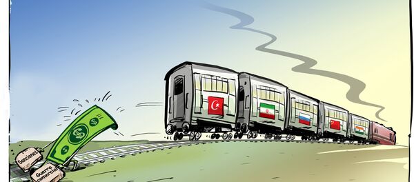 El dólar pierde de vista al tren que desaparece en el horizonte - Sputnik Mundo