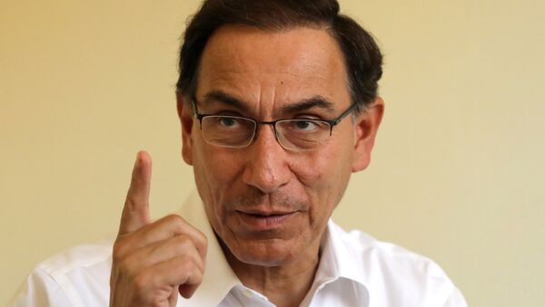 Martín Vizcarra, presidente de Perú - Sputnik Mundo