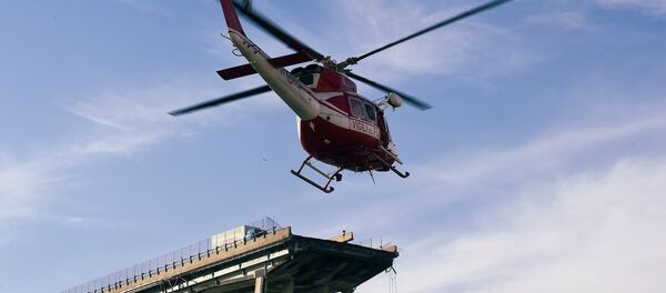 El colapso de un puente en Génova El colapso de un puente en Génova - Sputnik Mundo