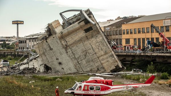 Colapso de viaducto de Génova - Sputnik Mundo
