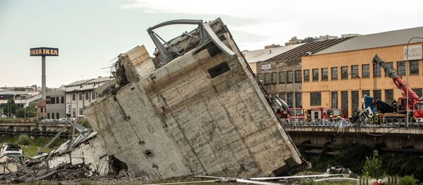 Colapso de viaducto de Génova - Sputnik Mundo