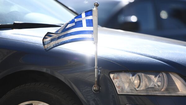 Bandera de Grecia Bandera de Grecia - Sputnik Mundo
