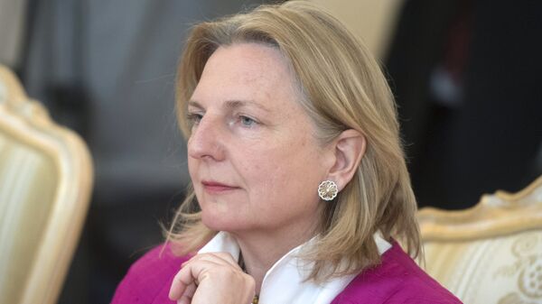 Karin Kneissl, la ministra austriaca de Exteriores - Sputnik Mundo