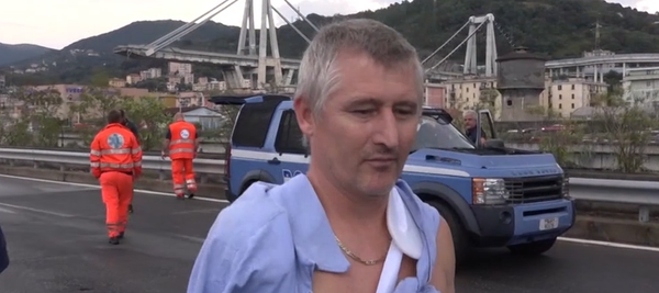 Un milagro: el testimonio de uno de los heridos por el derrumbe en Italia - Sputnik Mundo