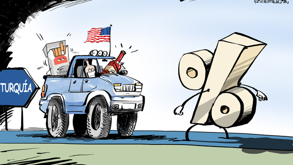 Turquía anunció la imposición de aranceles adicionales a varios productos importados de Estados Unidos, entre ellos el alcohol, el tabaco y los automóviles - Sputnik Mundo