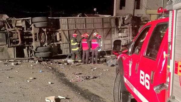 Accidente de autobús en la carretera Pifo-Papallacta, Ecuador Accidente de autobús en la carretera Pifo-Papallacta, Ecuador - Sputnik Mundo
