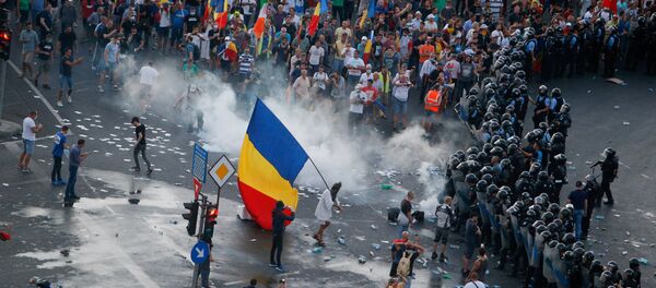 Las protestas en Rumania - Sputnik Mundo
