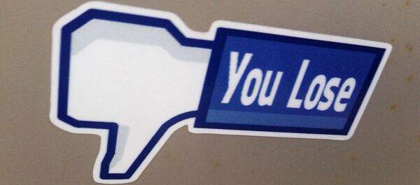 No me gusta, Facebook - Sputnik Mundo