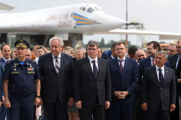 Despliegue del bombardero ruso Tu-22M3M en Kazán Despliegue del bombardero ruso Tu-22M3M en Kazán