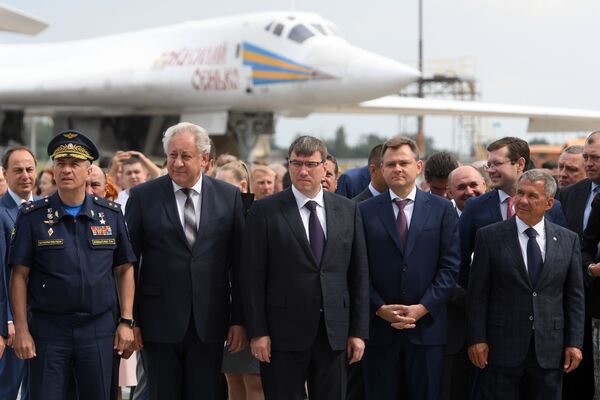 Despliegue del bombardero ruso Tu-22M3M en Kazán - Sputnik Mundo