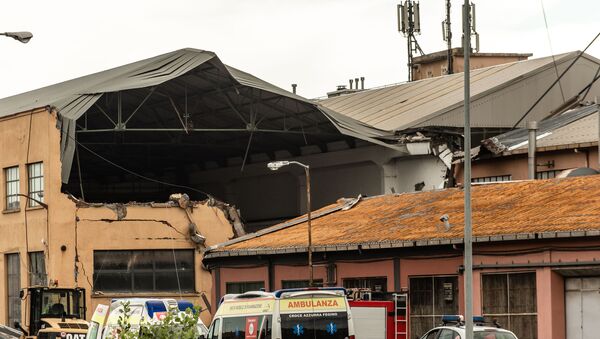 Colapso del puente en Génova - Sputnik Mundo