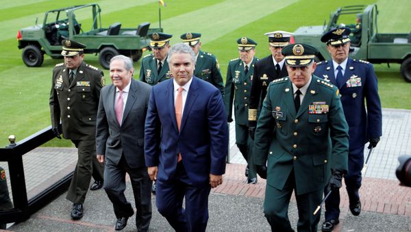 Iván Duque, presidente de Colombia Iván Duque, presidente de Colombia - Sputnik Mundo