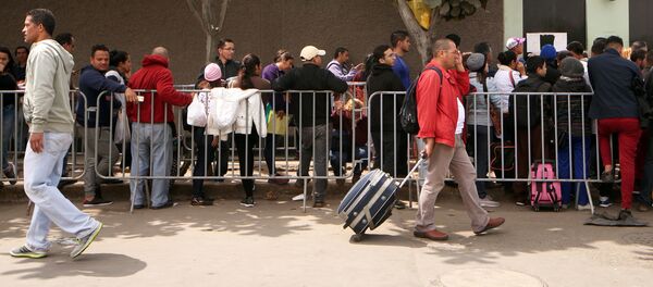 Venezolanos en Perú - Sputnik Mundo