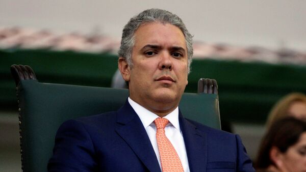 Iván Duque, presidente de Colombia - Sputnik Mundo