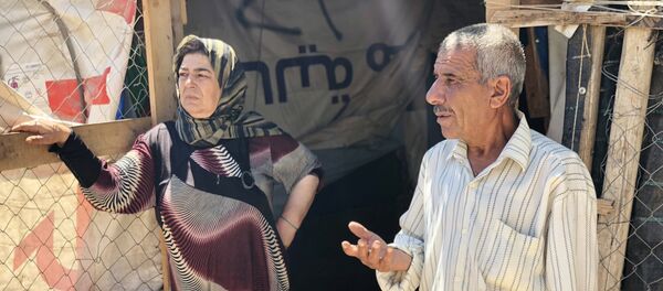 Refugiados sirios en Líbano Refugiados sirios en Líbano - Sputnik Mundo