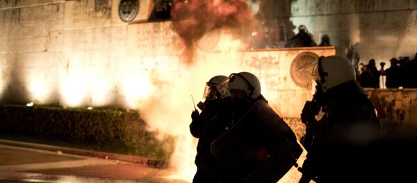 Protestas en Grecia - Sputnik Mundo