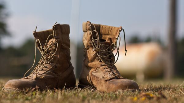 Botas militares de EEUU, foto archivo - Sputnik Mundo