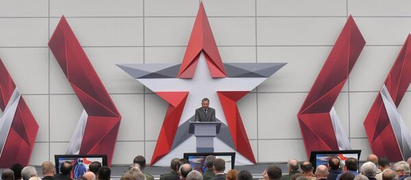 Yuri Borísov, viceprimer ministro ruso, durante el Foro Internacional Técnico Militar Army 2018 - Sputnik Mundo