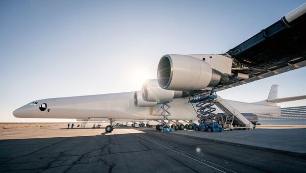 Stratolaunch, aeronave más grande del mundo - Sputnik Mundo