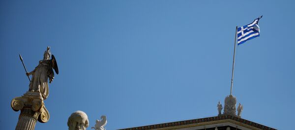 Bandera de Grecia Bandera de Grecia - Sputnik Mundo