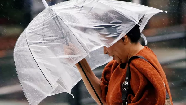 Tifón en Japón - Sputnik Mundo
