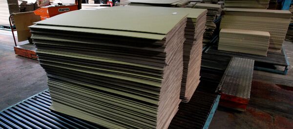 Fabricación de cartón (Archivo) Fabricación de cartón (Archivo) - Sputnik Mundo