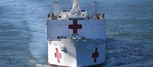 El barco Comfort de EEUU - Sputnik Mundo