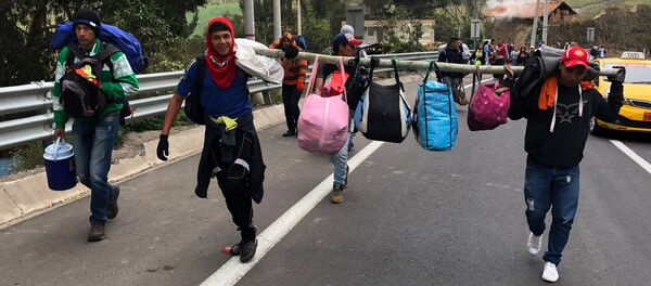 Migrantes venezolanos - Sputnik Mundo