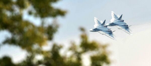 El caza ruso de quinta generación Su-57 - Sputnik Mundo