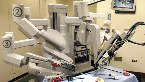 El sistema robotizado Da Vinci (archivo) - Sputnik Mundo